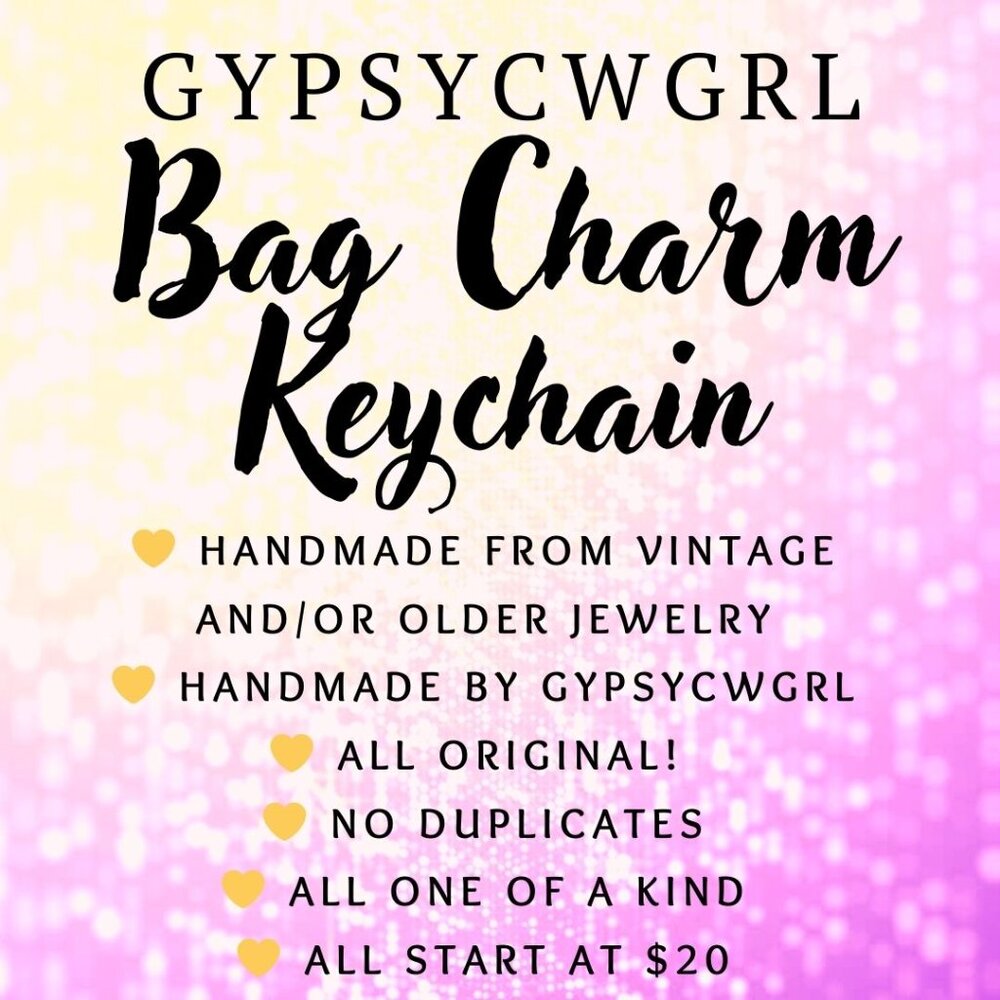 GypsyCwgrl Handmade Bag Charm KeyChain